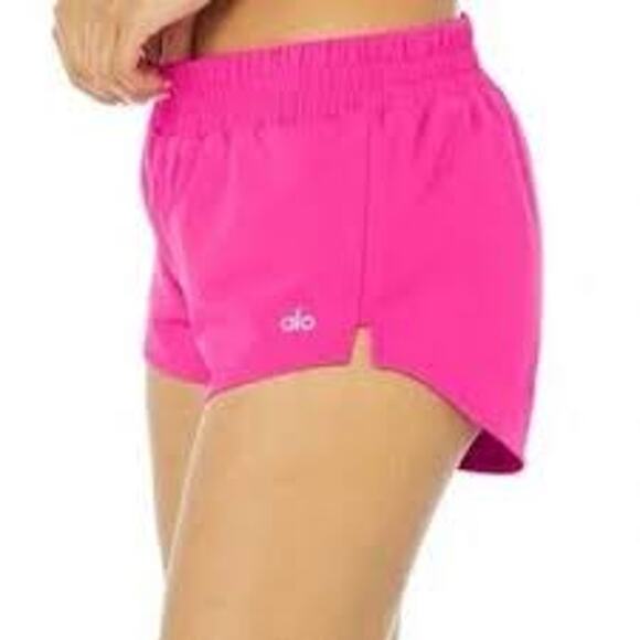 ALo yoga in the air dolphin shorts hot pink Women's size xs - Picture 1 of 6